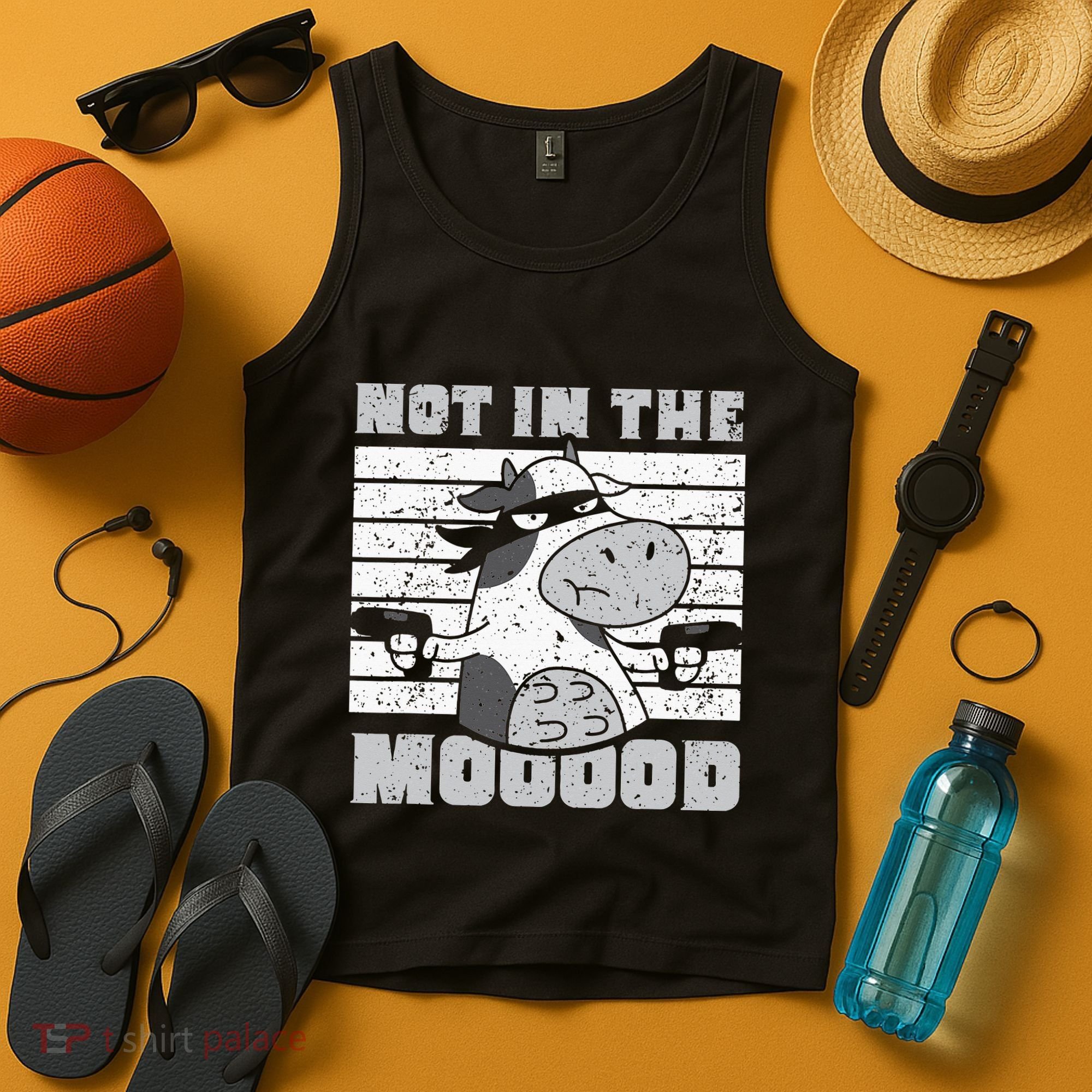 Not In The Mooood Cow Cows Farm Animals Lover Tank Top