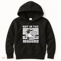 Not In The Mooood Cow Cows Farm Animals Lover Kids Hoodie thumb 0