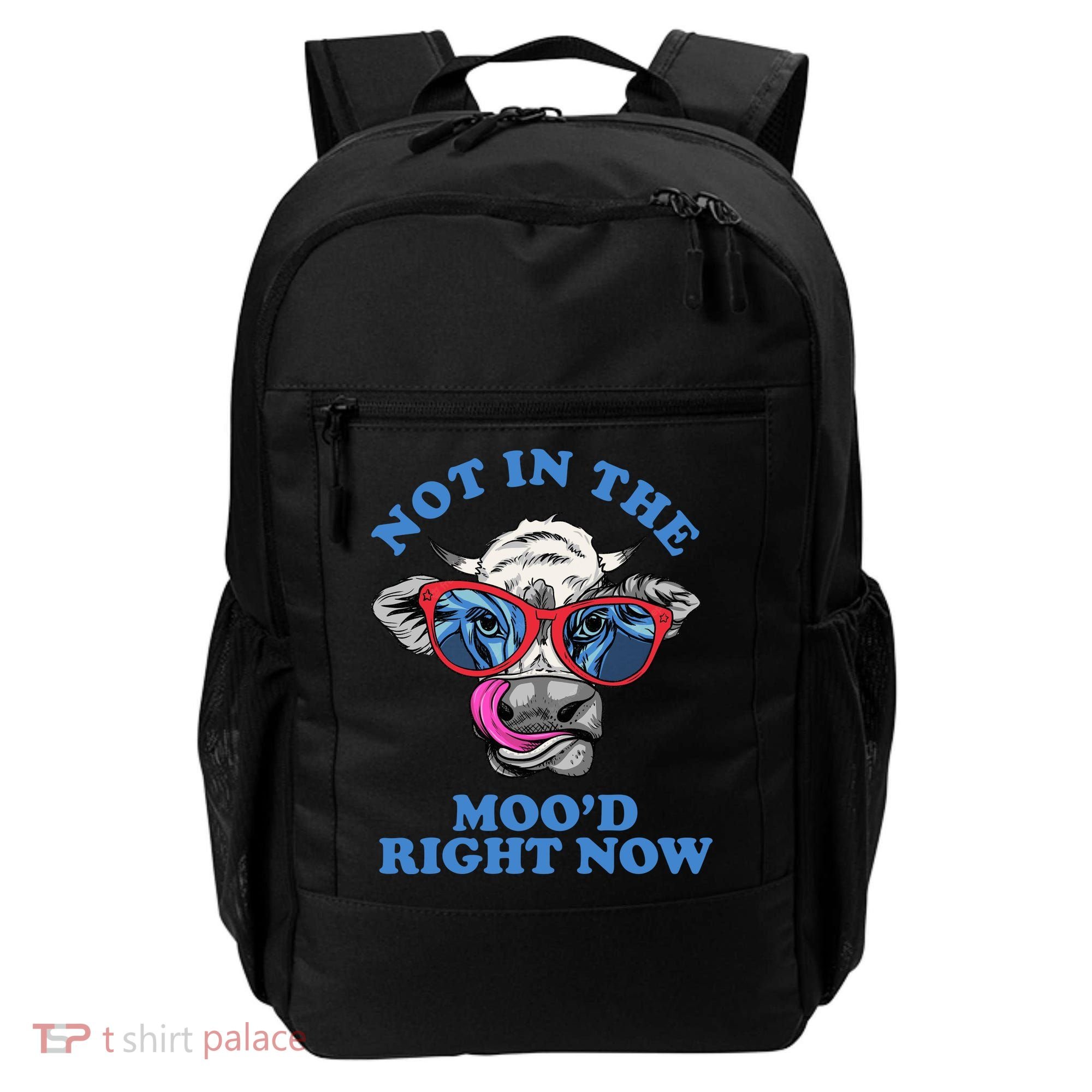 Not In The Mood Right Now Funny Cow Backpack