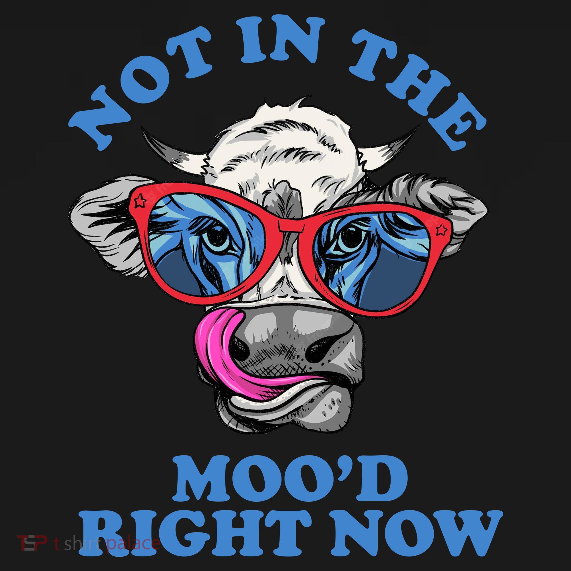 Not In The Mood Right Now Funny Cow Tote Bag