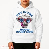 Not In The Mood Right Now Funny Cow Hoodie thumb 2