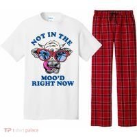 Not In The Mood Right Now Funny Cow Pajama Set thumb 0