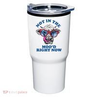 Not In The Mood Right Now Funny Cow Tumbler thumb 0
