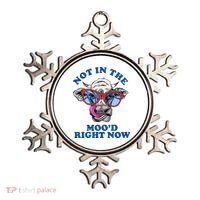 Not In The Mood Right Now Funny Cow Ornament thumb 0