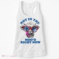 Not In The Mood Right Now Funny Cow Women's Tank Top thumb 0
