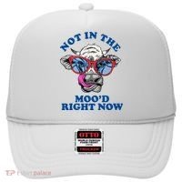 Not In The Mood Right Now Funny Cow Hat thumb 0