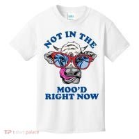 Not In The Mood Right Now Funny Cow Kids T-Shirt thumb 0