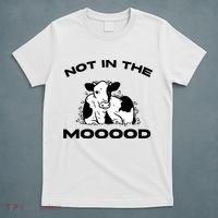 Not In The Mood Funny Cow Moo Meme Mooood T-Shirt thumb 5