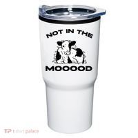 Not In The Mood Funny Cow Moo Meme Mooood Tumbler thumb 0