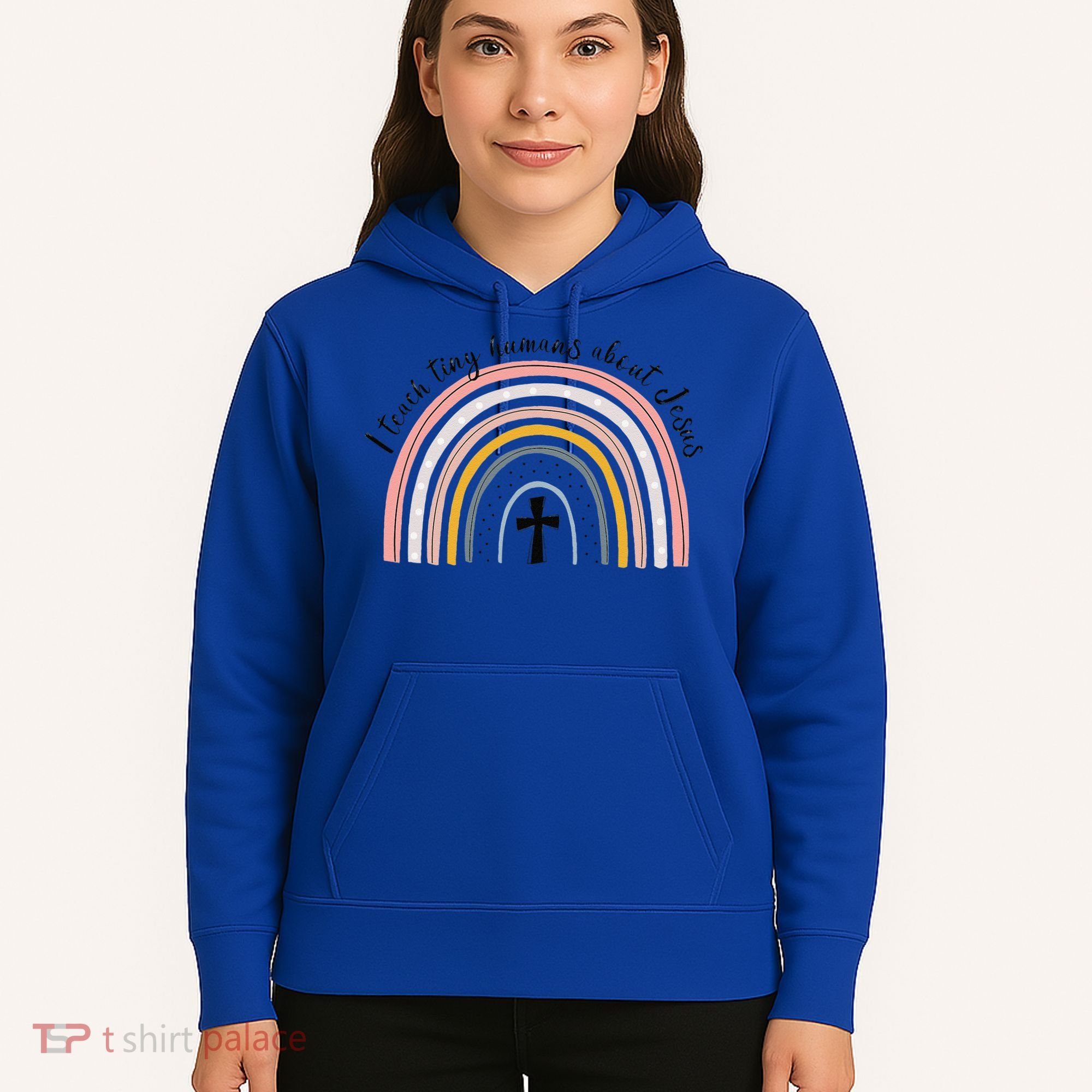 NG0M I Teach Tiny Humans About Jesus Teacher Appreciation Hoodie