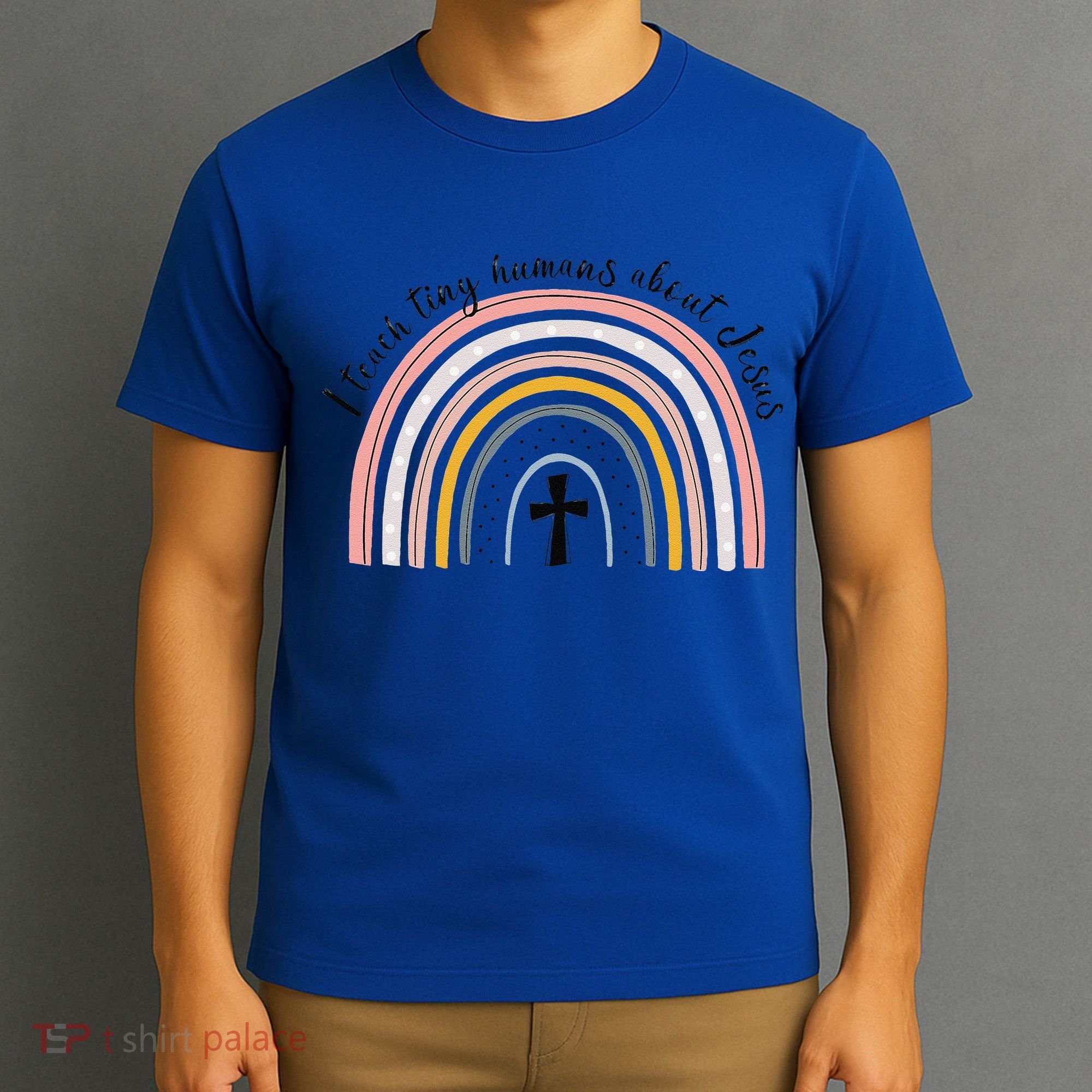 NG0M I Teach Tiny Humans About Jesus Teacher Appreciation T-Shirt