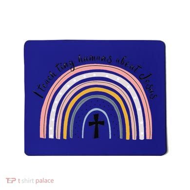 NG0M I Teach Tiny Humans About Jesus Teacher Appreciation Mousepad