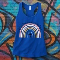 NG0M I Teach Tiny Humans About Jesus Teacher Appreciation Women's Tank Top thumb 3