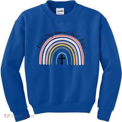 NG0M I Teach Tiny Humans About Jesus Teacher Appreciation Kids Sweatshirt