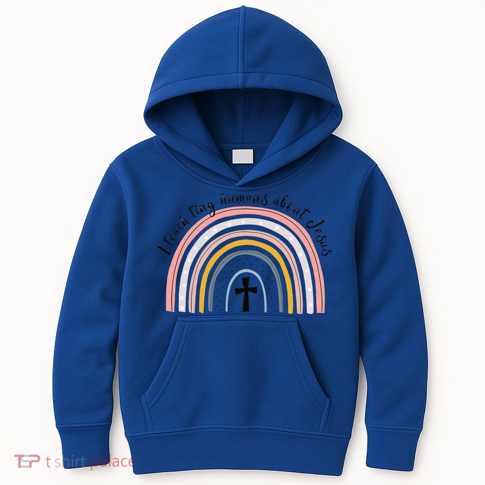 NG0M I Teach Tiny Humans About Jesus Teacher Appreciation Kids Hoodie
