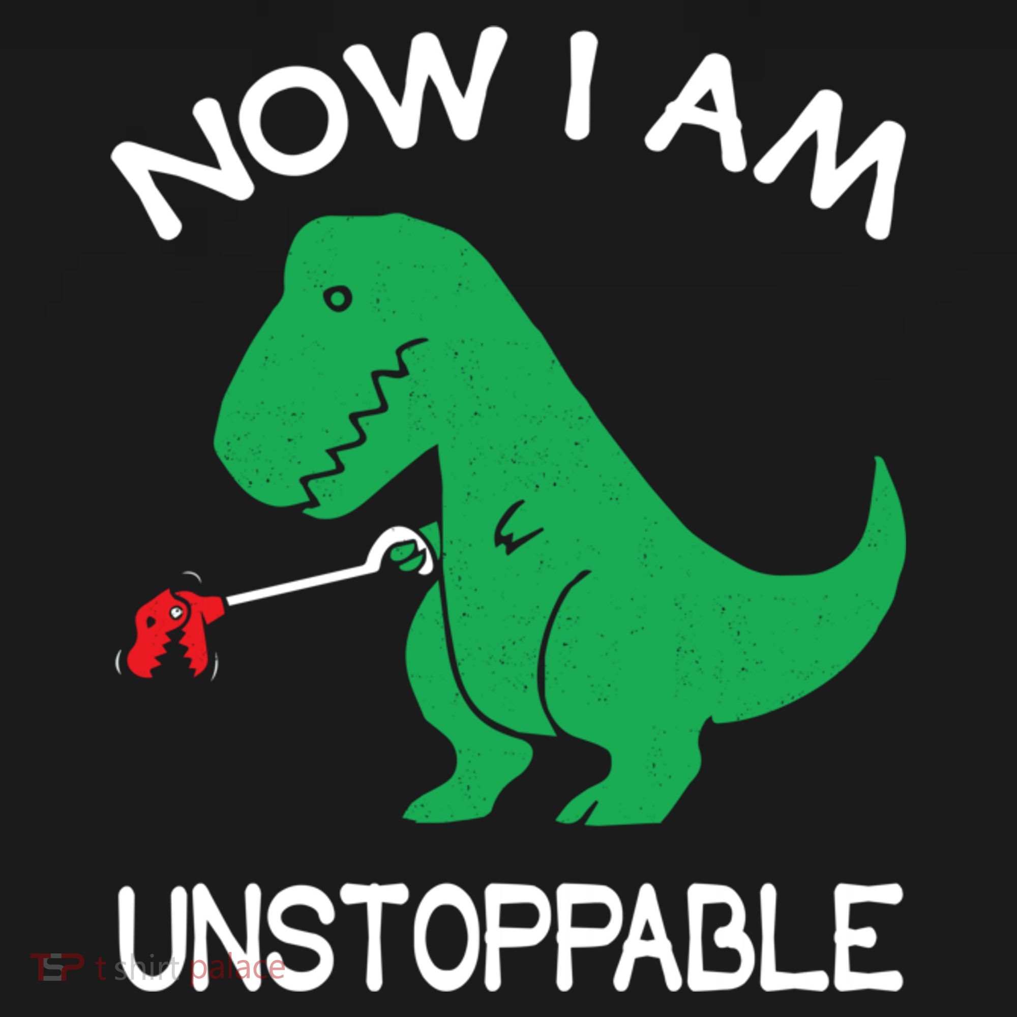 Now I'm Unstoppable - Funny T-Rex Dinosaur Ornament