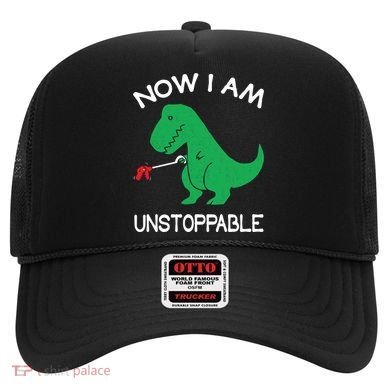 Now I'm Unstoppable - Funny T-Rex Dinosaur Hat