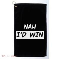 Nah ID Win Golf Towel thumb 0