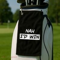 Nah ID Win Golf Towel thumb 2