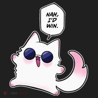 Nah ID Win Gojo Cat Meme Women's Sweatshirt thumb 2