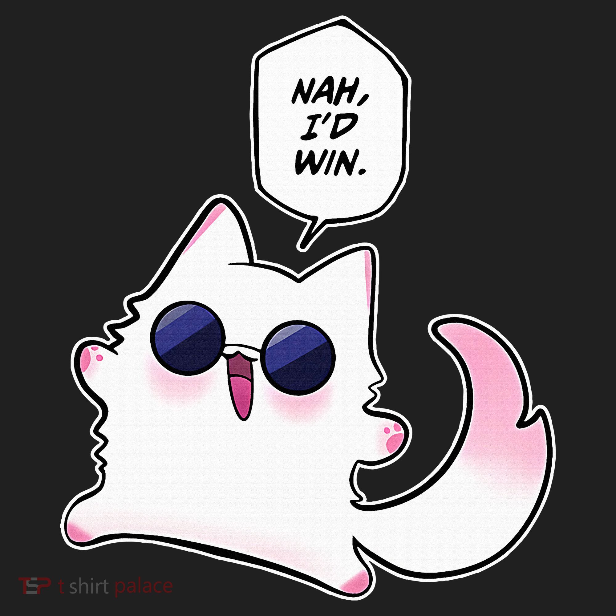 Nah ID Win Gojo Cat Meme Women's Sweatshirt