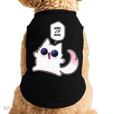 Nah ID Win Gojo Cat Meme Doggie Tank
