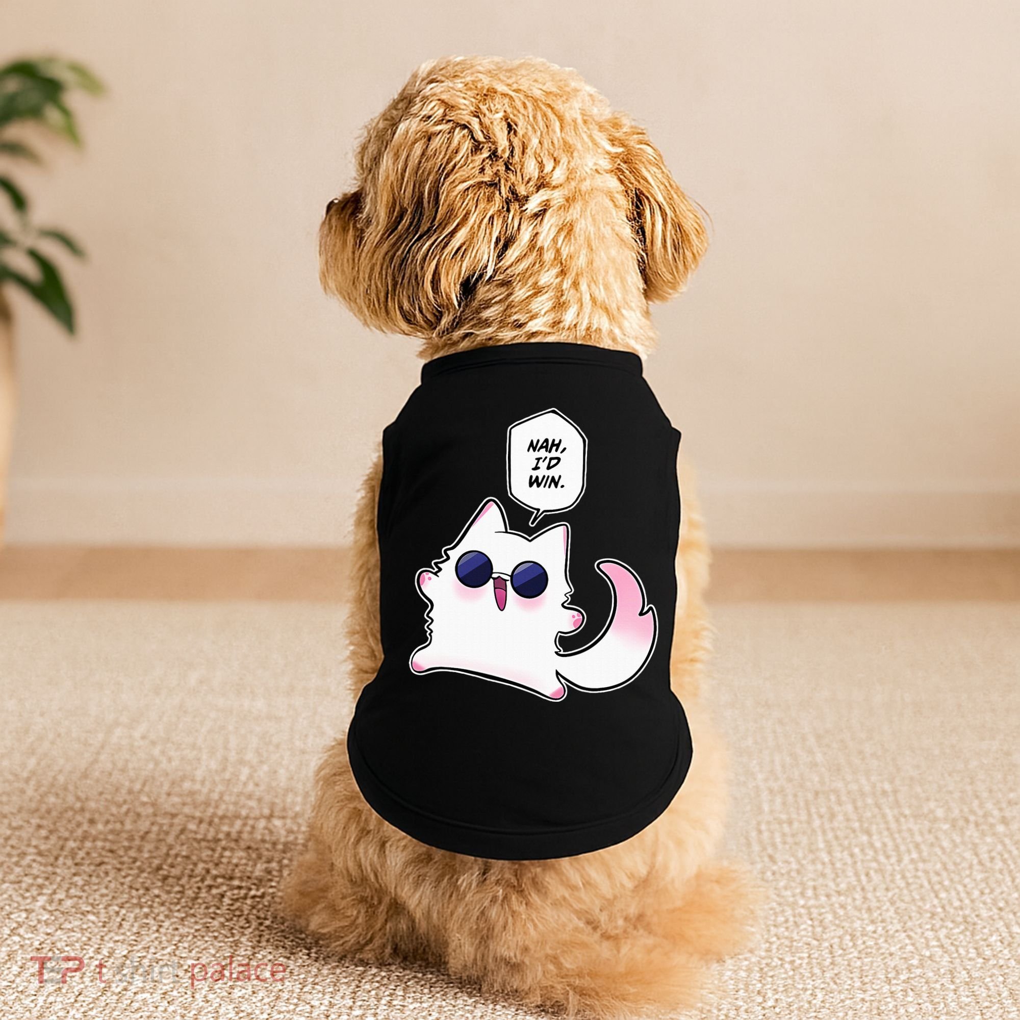 Nah ID Win Gojo Cat Meme Doggie Tank