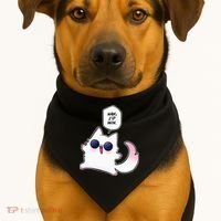 Nah ID Win Gojo Cat Meme USA-Made Doggie Bandana thumb 1