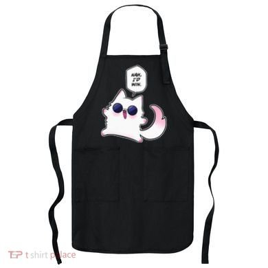 Nah ID Win Gojo Cat Meme Apron