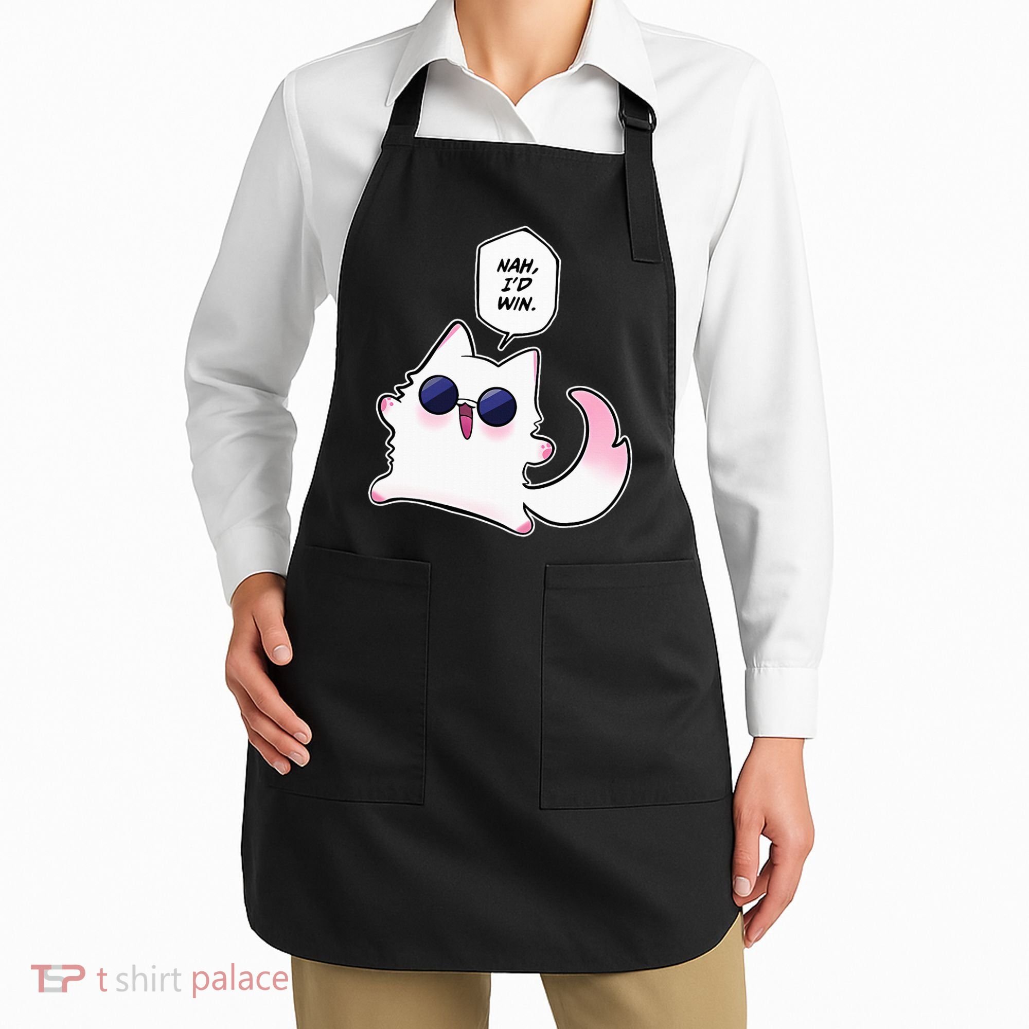Nah ID Win Gojo Cat Meme Apron