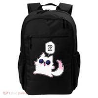 Nah ID Win Gojo Cat Meme Backpack thumb 0