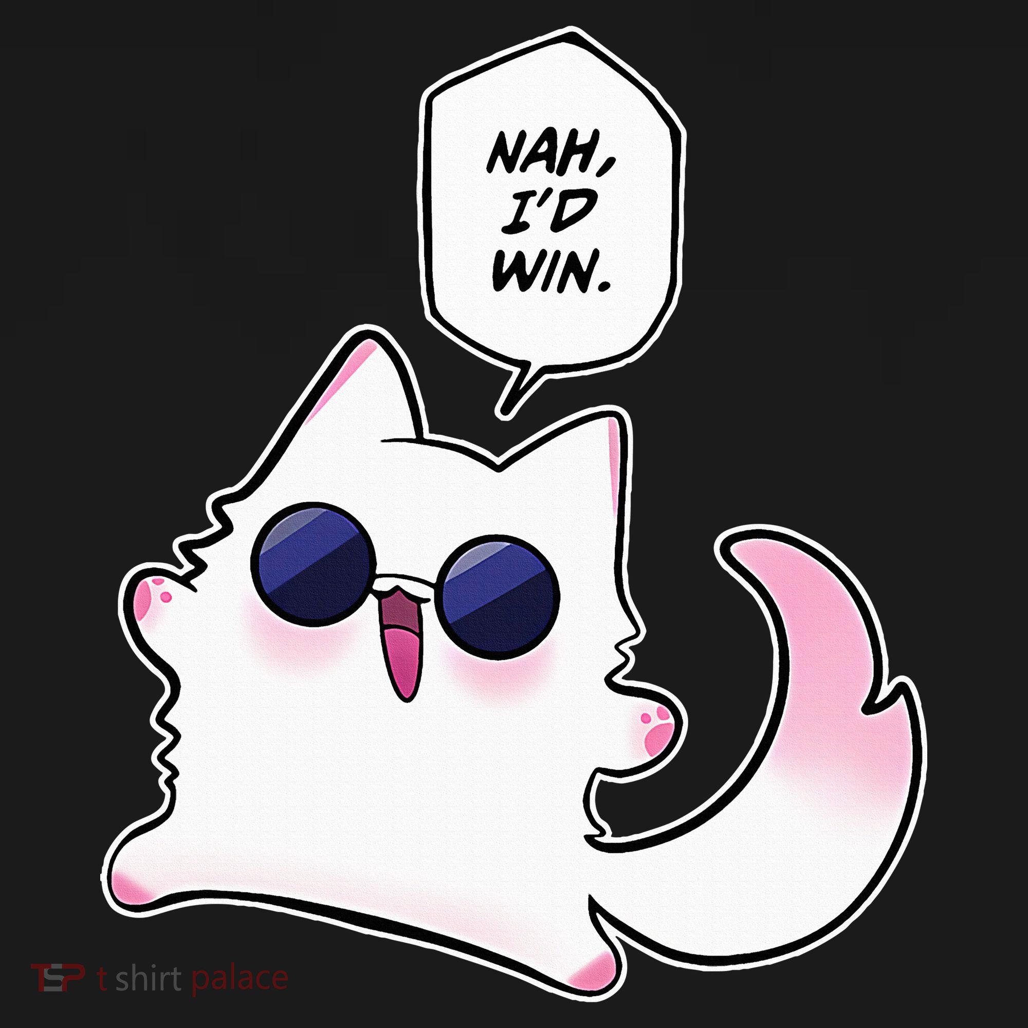 Nah ID Win Gojo Cat Meme Button