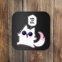 Nah ID Win Gojo Cat Meme Coaster thumb 0