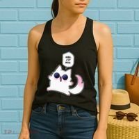 Nah ID Win Gojo Cat Meme Women's Tank Top thumb 2