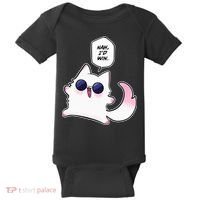 Nah ID Win Gojo Cat Meme Baby Bodysuit thumb 0