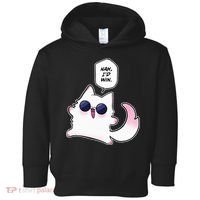 Nah ID Win Gojo Cat Meme Toddler Hoodie thumb 0