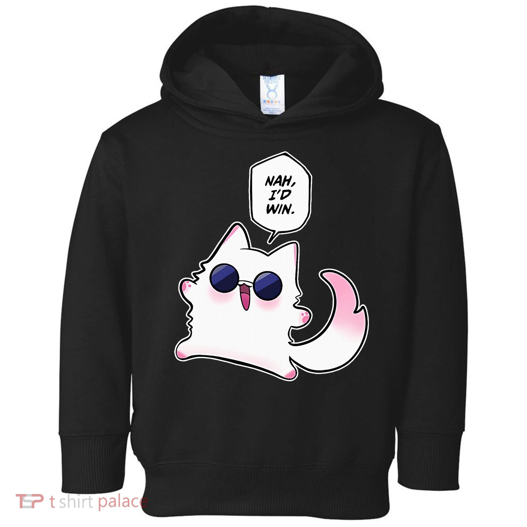 Nah ID Win Gojo Cat Meme Toddler Hoodie