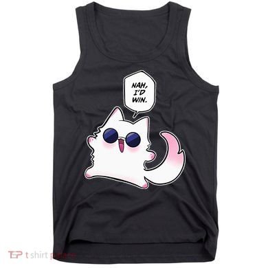 Nah ID Win Gojo Cat Meme Tank Top