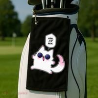 Nah ID Win Gojo Cat Meme Golf Towel thumb 2