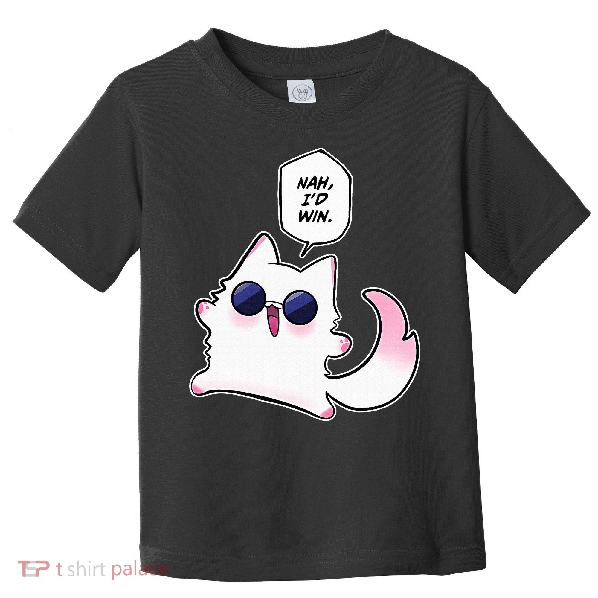 Nah ID Win Gojo Cat Meme Toddler T-Shirt