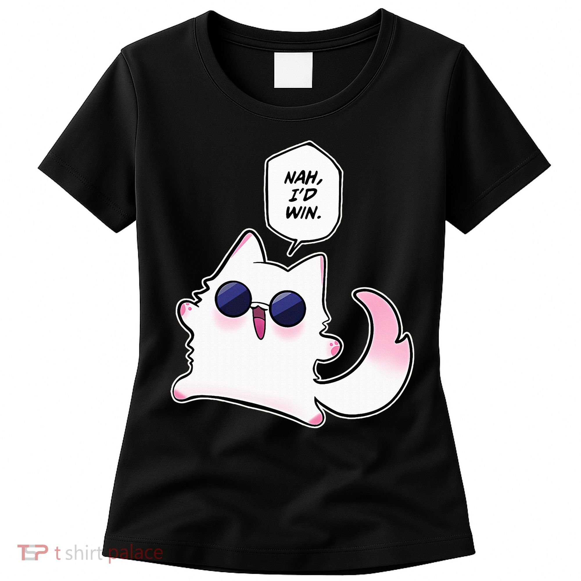 Nah ID Win Gojo Cat Meme Women's T-Shirt