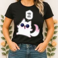 Nah ID Win Gojo Cat Meme Women's T-Shirt thumb 2