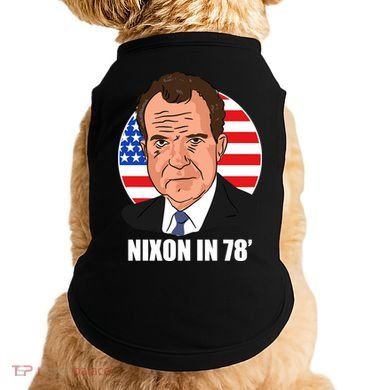Nixon In 78' President USA Flag Doggie Tank