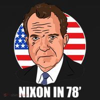 Nixon In 78' President USA Flag Doggie Tank thumb 4