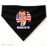 Nixon In 78' President USA Flag USA-Made Doggie Bandana thumb 0
