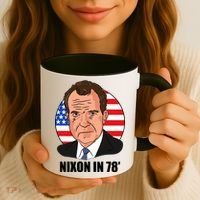 Nixon In 78' President USA Flag Coffee Mug thumb 3