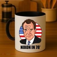 Nixon In 78' President USA Flag Coffee Mug thumb 4
