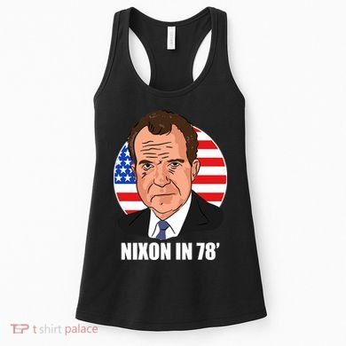 Nixon In 78' President USA Flag Women's Tank Top