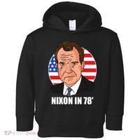 Nixon In 78' President USA Flag Toddler Hoodie thumb 0