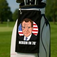 Nixon In 78' President USA Flag Golf Towel thumb 2